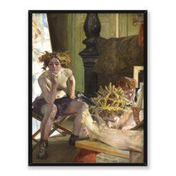 Jacek Malczewski Śmierć artysty 30×40
