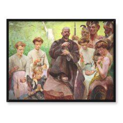 Jacek Malczewski Święty Franciszek 40×30