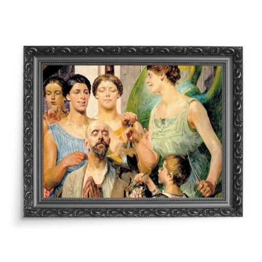 Jacek Malczewski Tobiasz i Parki 70x50 wydruk na płótnie CANVAS