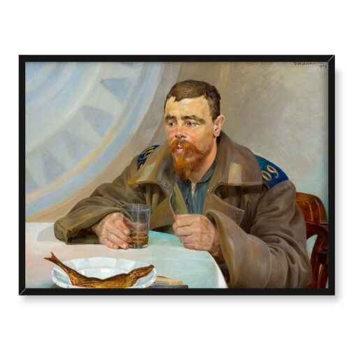 Jacek Malczewski Zesłaniec prawa część tryptyku 40x30