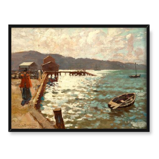 James Nairn Zatoka Wellington 40x30 w RAMIE