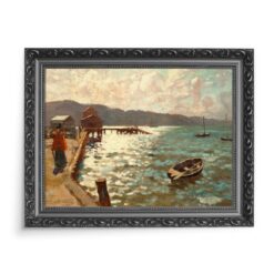 James Nairn Zatoka Wellington 70x50 wydruk na płótnie CANVAS