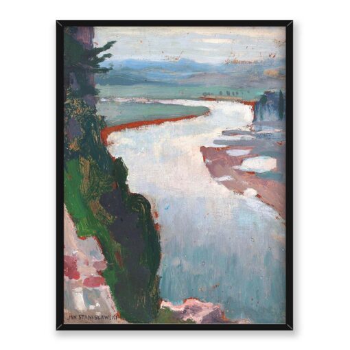 Jan Stanisławski Wisła pod Tyńcem 30x40