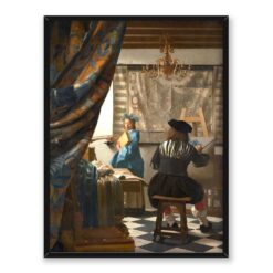 Jan Vermeer Alegoria malarstwa 30x40