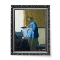 Jan Vermeer Kobieta w błękitnej sukni 50x70 wydruk na płótnie CANVAS