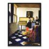 Jan Vermeer Lekcja muzyki 30×40