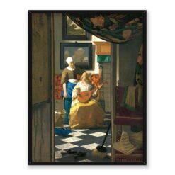 Jan Vermeer List miłosny 30x40