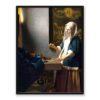 Jan Vermeer Ważąca perły 30×40 Jan Vermeer Ważąca perły 30×40