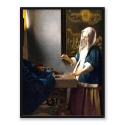 Jan Vermeer Ważąca perły 30x40