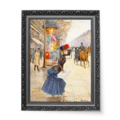 Jean Beraud Młoda kobieta Paryż 50x70 wydruk na płótnie CANVAS