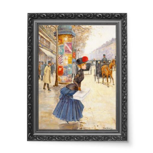 Jean Beraud Młoda kobieta Paryż 50x70 wydruk na płótnie CANVAS
