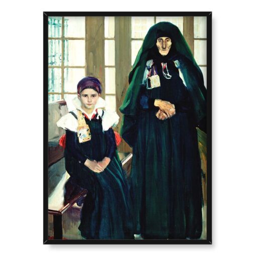 Joaquin Sorolla Bastida Babcia i wnuczka z Doliny Ansó 50x70