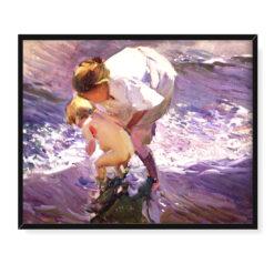 Joaquín Sorolla Bastida Kąpiel na plaży 50×40