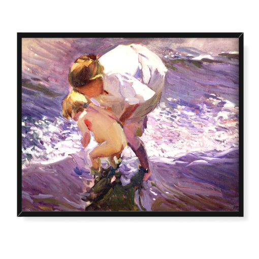 Joaquín Sorolla Bastida Kąpiel na plaży 50x40