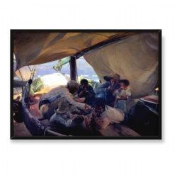 Joaquín Sorolla Bastida Lunch na łodzi 70×50