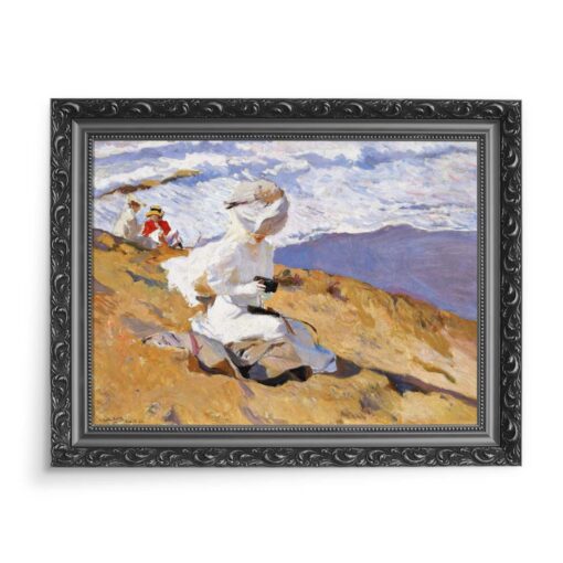 Joaquin Sorolla Bastida Migawka Biarritz 70x50 wydruk na płótnie CANVAS