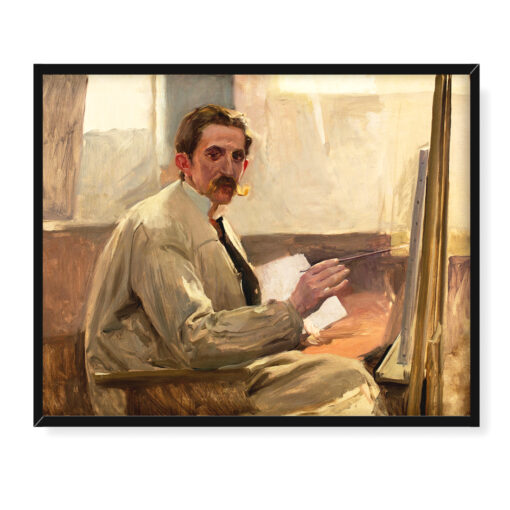 Joaquín Sorolla Bastida Mój przyjaciel Portillo 50x40
