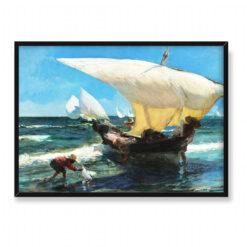 Joaquín Sorolla Bastida Na wybrzeżu Walencji 70×50