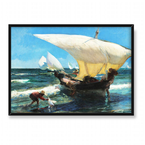 Joaquín Sorolla Bastida Na wybrzeżu Walencji 70x50