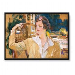 Joaquín Sorolla Bastida Portret pani Perez de Ayala 70×50