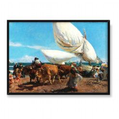 Joaquín Sorolla Bastida Powrót z połowów 70×50