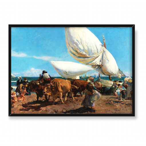 Joaquín Sorolla Bastida Powrót z połowów 70x50