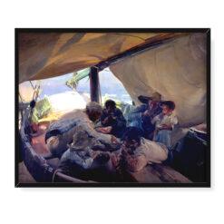 Joaquín Sorolla Lunch na łodzi 50×40