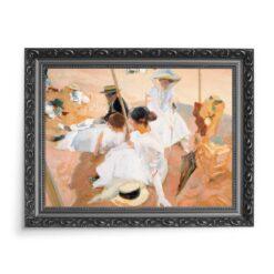Joaquin Sorolla Na plaży 70×50 wydruk na płótnie CANVAS