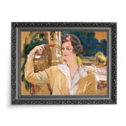 Joaquin Sorolla Portret pani Perez de Ayala 70×50 wydruk na płótnie CANVAS