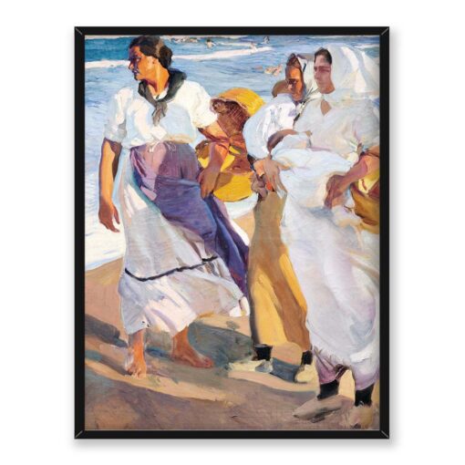 Joaquin Sorolla Rybaczki z Walencji 30x40