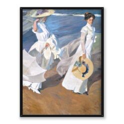 Joaquin Sorolla Spacer wzdłuż brzegu 30x40