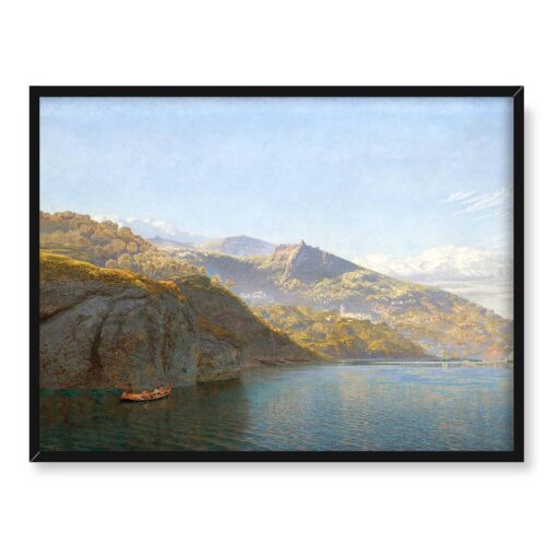 John Brett Massa Zatoka Neapolitańska Morze 40x30