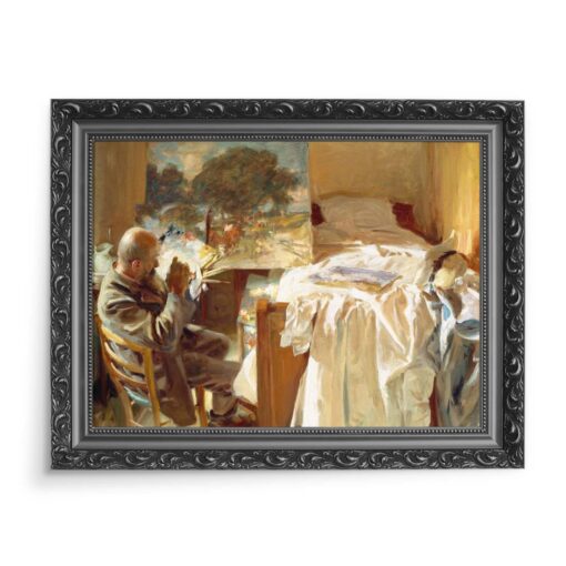 John Singer Sargent Artysta w swoim studio 70x50 wydruk na płótnie CANVAS