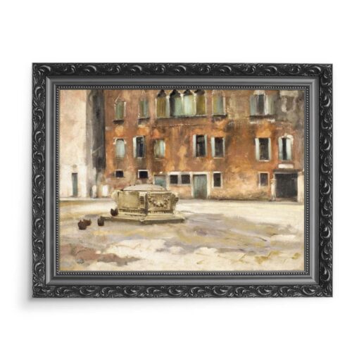 John Singer Sargent Campo Saint Agnese Wenecja 70x50 wydruk na płótnie CANVAS