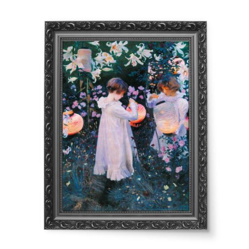 John Singer Sargent Carnation Lily Lily Rose 50x70 wydruk na płótnie CANVAS