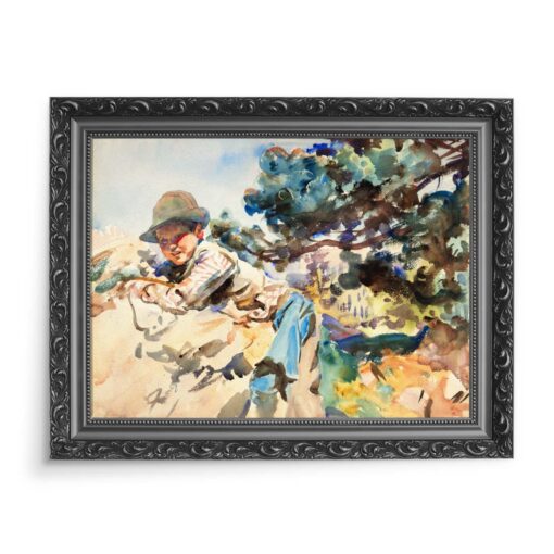 John Singer Sargent Chłopiec na skałach 70x50 wydruk na płótnie CANVAS