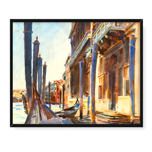 John Singer Sargent Cumowanie gondoli na Wielkim Kanale 50x40