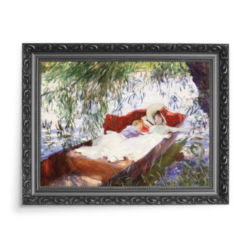 John Singer Sargent Dama z dzieckiem śpiąca pod wierzbami 70x50 wydruk na płótnie CANVAS