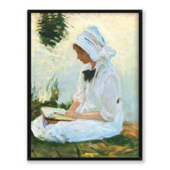 John Singer Sargent Dziewczyna czytająca przy strumyku 30x40