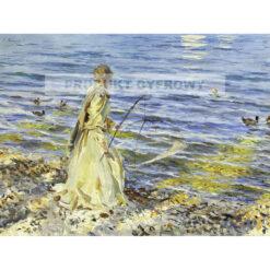 John Singer Sargent Dziewczyna z wędką — produkt cyfrowy do pobrania