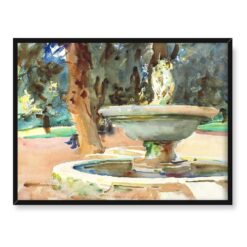 John Singer Sargent Fontanna Rzym 40x30