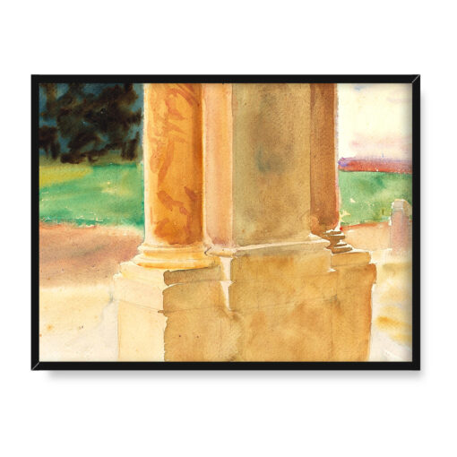 John Singer Sargent Frascati studium architektoniczne 40x30 w RAMIE