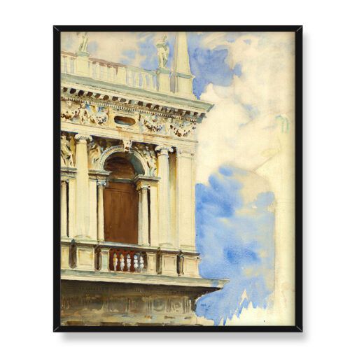 John Singer Sargent Kącik biblioteki w Wenecji 40x50 w RAMIE