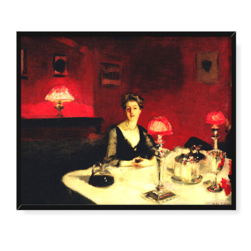 John Singer Sargent Kieliszek porto 50x40 w RAMIE