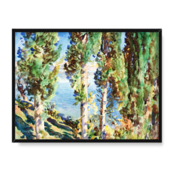 John Singer Sargent Korfu Cyprysy 40x30