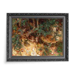 John Singer Sargent Korzenie dzikich drzew oliwnych Valldemosa Majorka 70×50 wydruk na płótnie CANVAS