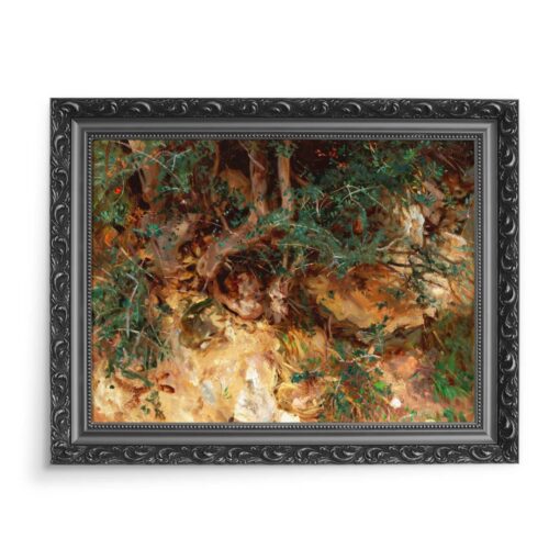 John Singer Sargent Korzenie dzikich drzew oliwnych Valldemosa Majorka 70x50 wydruk na płótnie CANVAS