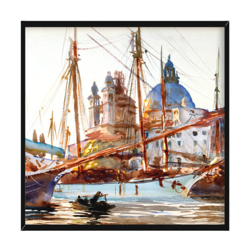 John Singer Sargent Kościół Santa Maria Della Salute Wenecja 50x50