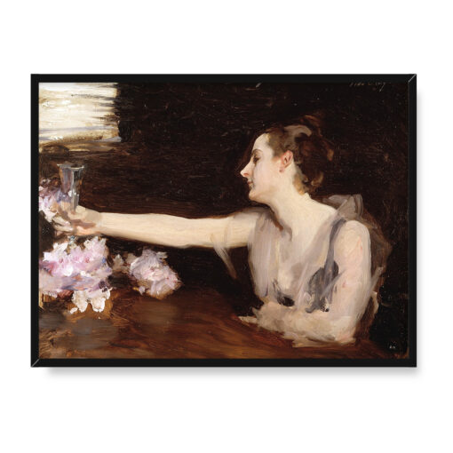 John Singer Sargent Madame Gautreau pijąca toast 40x30