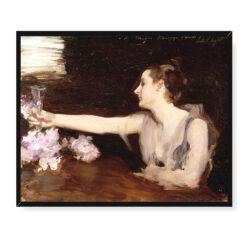 John Singer Sargent Madame Gautreau pijąca toast 50×40